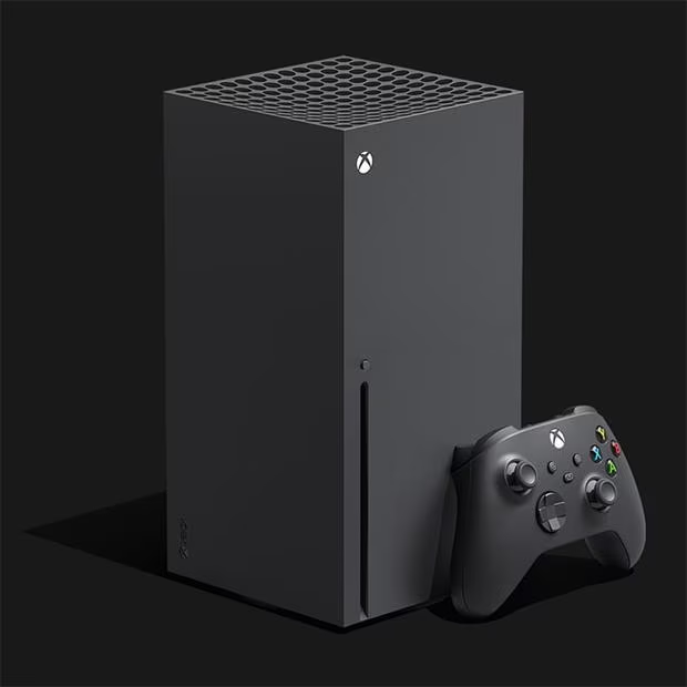 Xbox Series X Black view 2