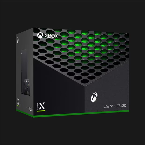 Xbox Series X Black view 3