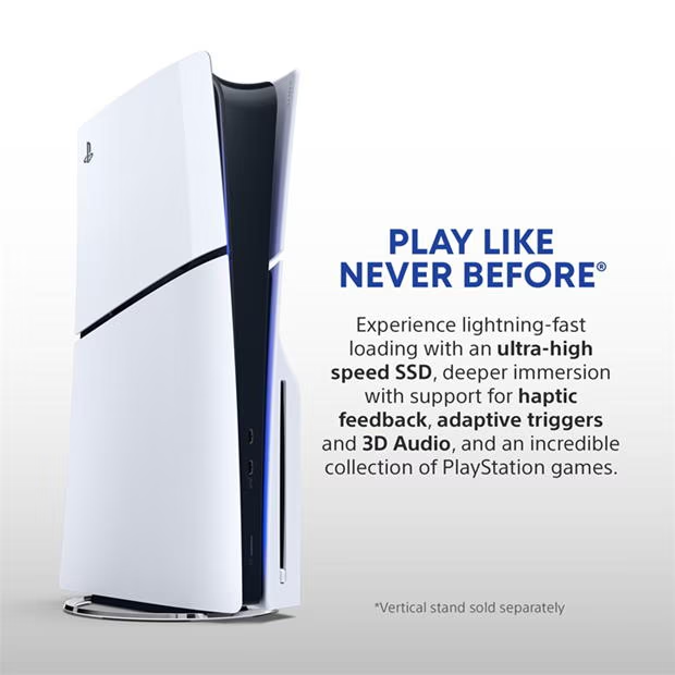 PlayStation 5 Slim Disc Console view 2