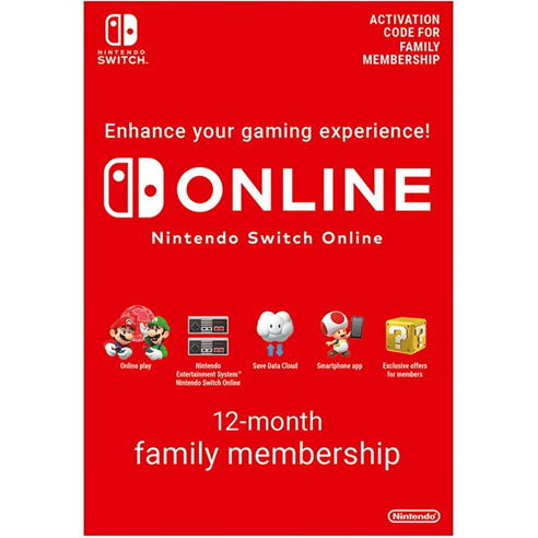 Nintendo Switch Online 12 Month Family Membership