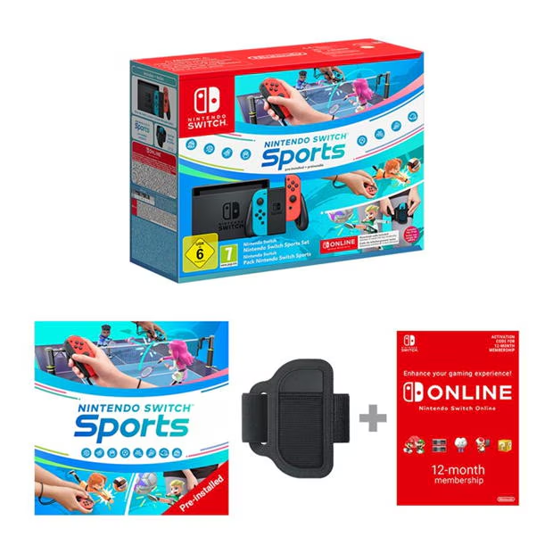 Nintendo Switch (OLED) + Mario Wonder + 12 Months NSO
