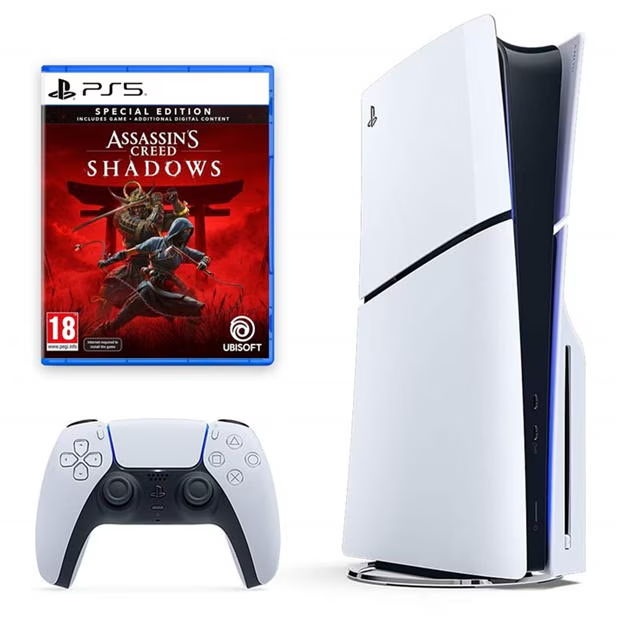 PlayStation 5 Disc Console + Assassin’s Creed Shadows Special Edition Bundle