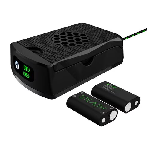 High Capacity Rechargeable Battery Twin Pack - black